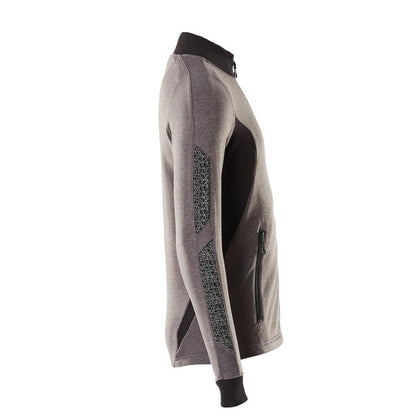 Sweatshirt med lynlås, sweatshirt med moderne pasform med lynlås