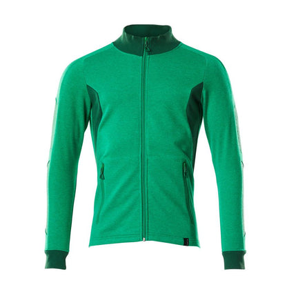 Sweatshirt med lynlås, sweatshirt med moderne pasform med lynlås