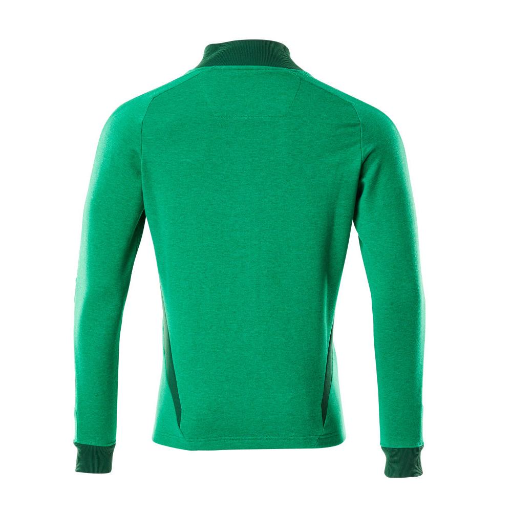 Sweatshirt med lynlås, sweatshirt med moderne pasform med lynlås