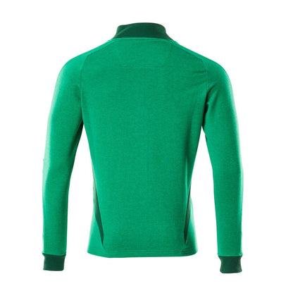 Sweatshirt med lynlås, sweatshirt med moderne pasform med lynlås