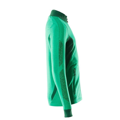 Sweatshirt med lynlås, sweatshirt med moderne pasform med lynlås