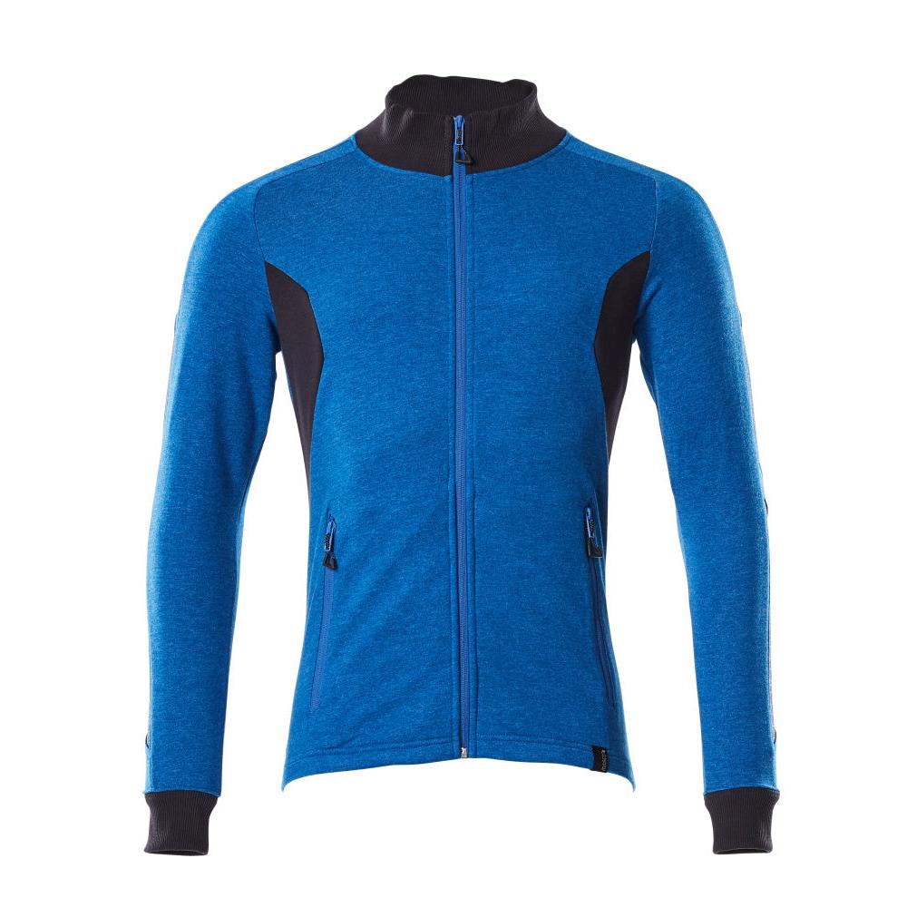 Sweatshirt med lynlås, sweatshirt med moderne pasform med lynlås