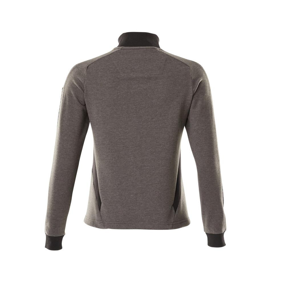 Sweatshirt med lynlås, dame sweatshirt med lynlås