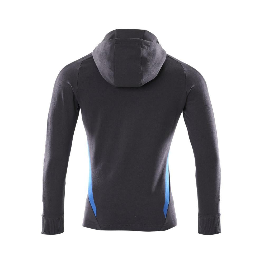 Hættetrøje, sweatshirt med moderne pasform med lynlås
