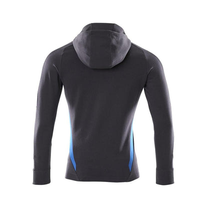 Hættetrøje, sweatshirt med moderne pasform med lynlås