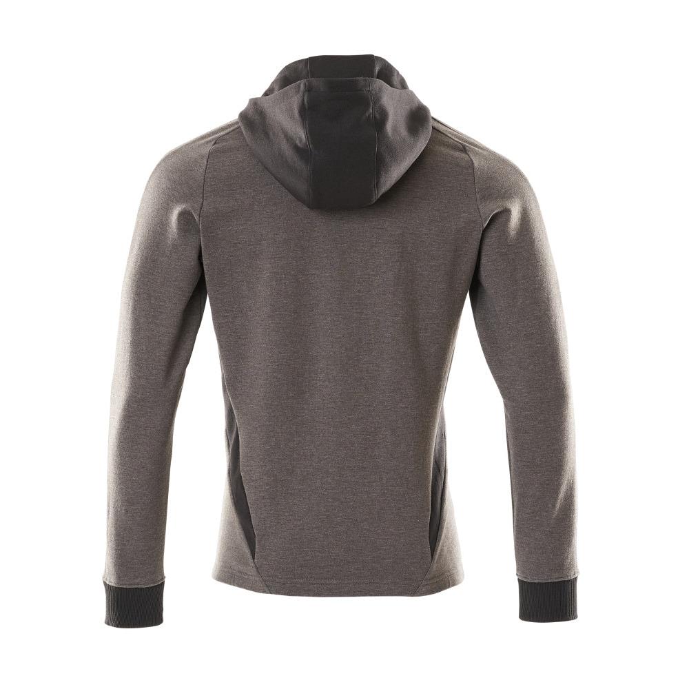 Hættetrøje, sweatshirt med moderne pasform med lynlås