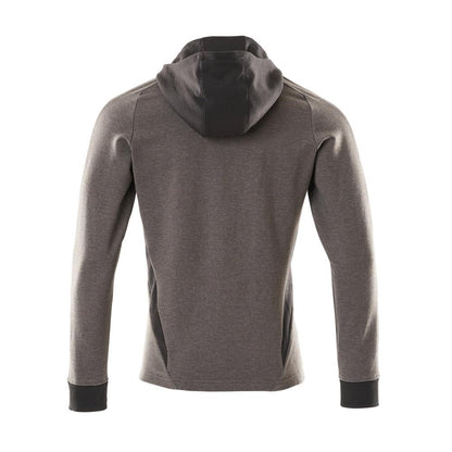 Hættetrøje, sweatshirt med moderne pasform med lynlås