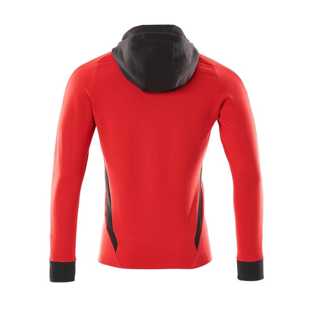 Hættetrøje, sweatshirt med moderne pasform med lynlås