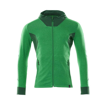 Hættetrøje, sweatshirt med moderne pasform med lynlås
