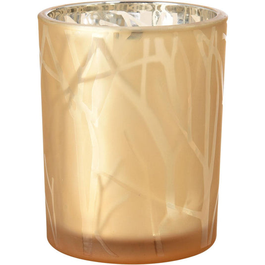 Lysestagen 100x80 mm Shimmer Sand fra Duni GmbH udmærker sig ved sit skinnende design og er en stilfuld borddekoration, der er perfekt som et elegant boligaccessoire til dit rum (pakke: 1 stk.).