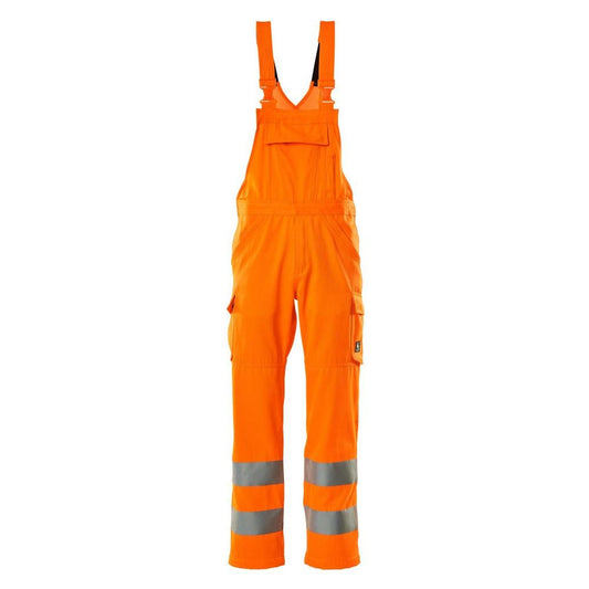 Dungaree, almindelige garnbukser, hi-vis orange