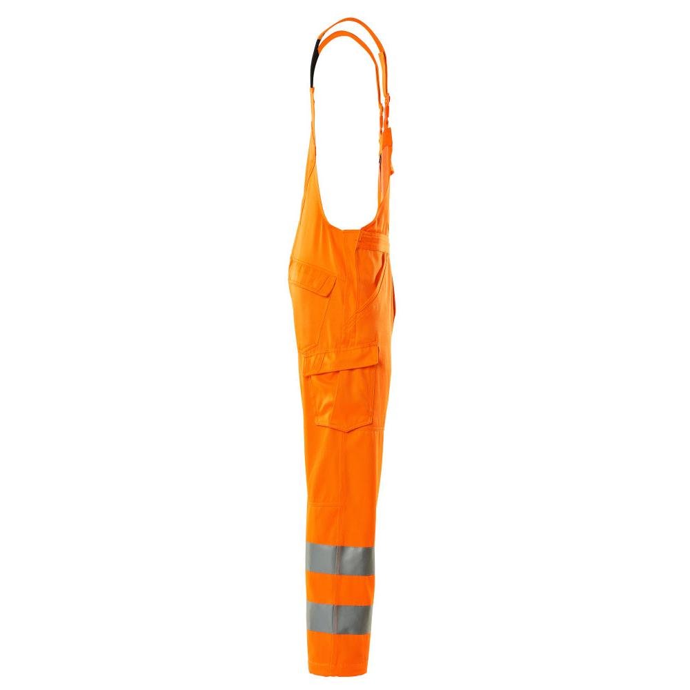 Dungaree, almindelige garnbukser, hi-vis orange