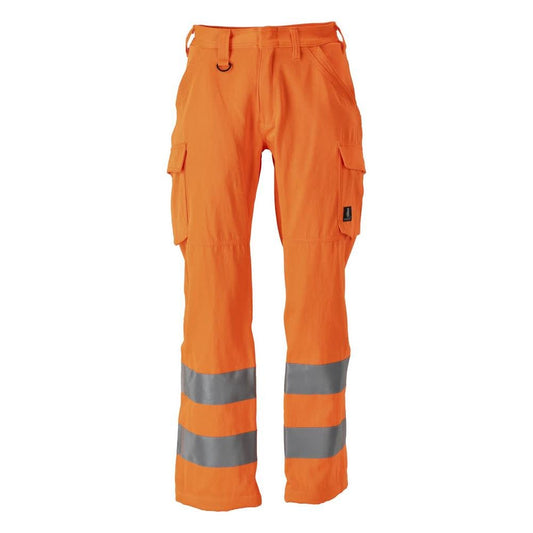 Bukser, lårlommer, almindelige bukser, hi-vis orange
