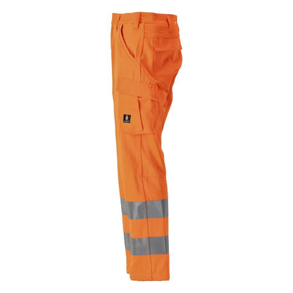 Bukser, lårlommer, almindelige bukser, hi-vis orange