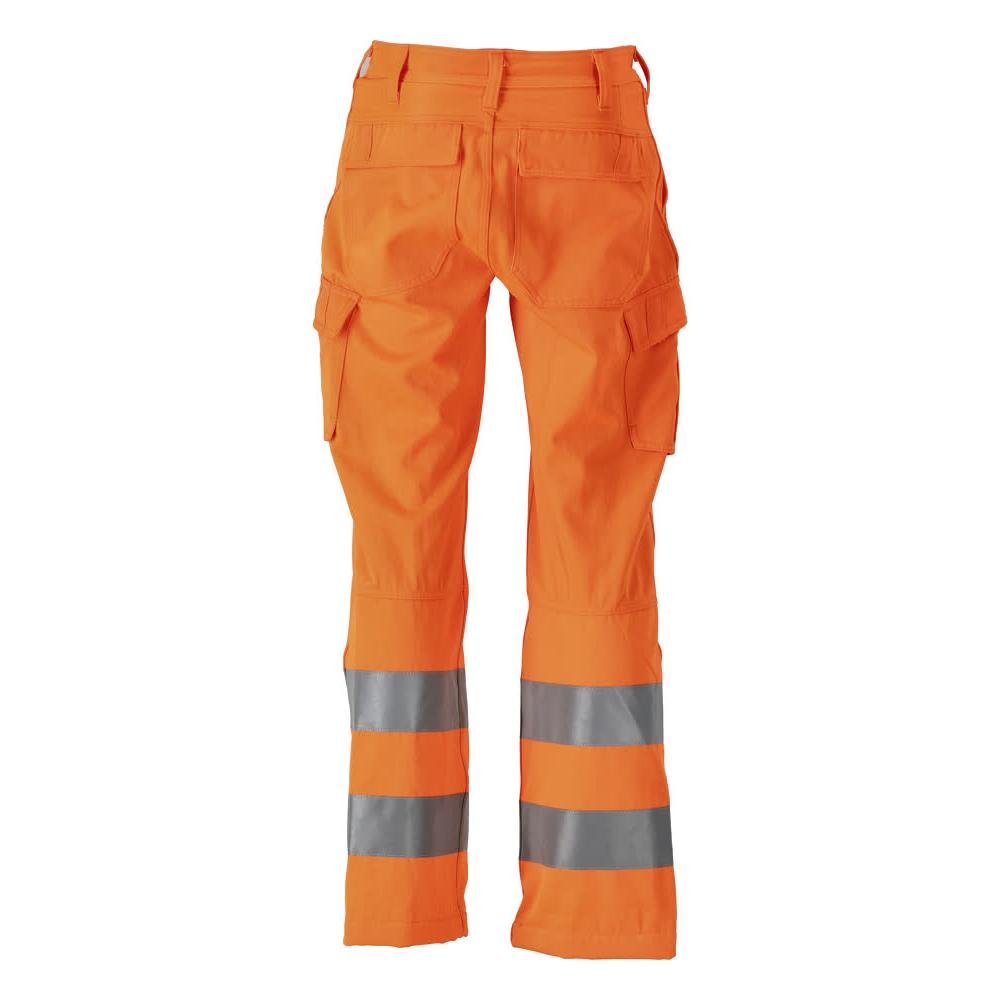 Bukser, lårlommer, almindelige bukser, hi-vis orange
