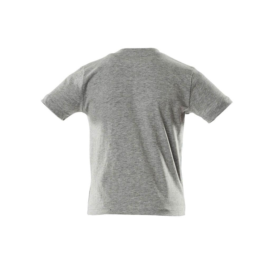 T-shirt til børn, med tryk T-shirt til børn, grå meleret