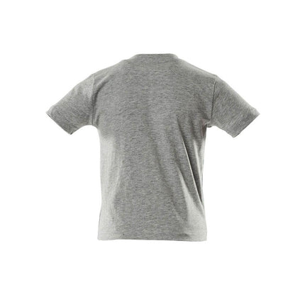 T-shirt til børn, med tryk T-shirt til børn, grå meleret