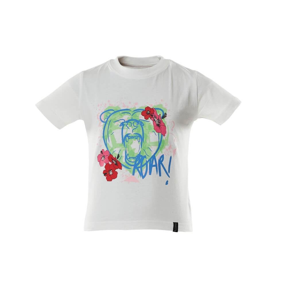 T-shirt til børn, med tryk T-shirt til børn, hvid