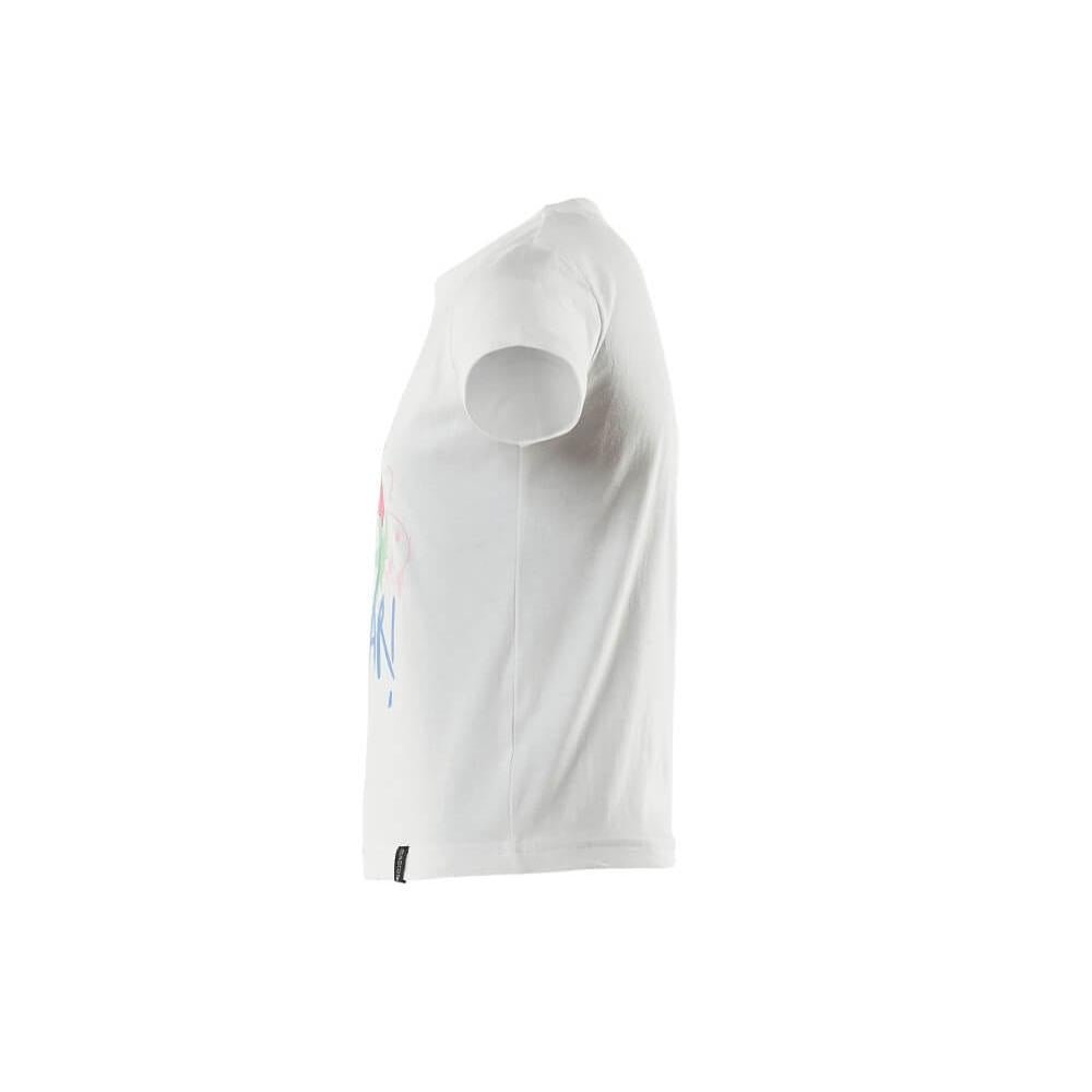 T-shirt til børn, med tryk T-shirt til børn, hvid