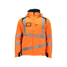 Vinterjakke CLIMASCOT®, letvægts vinterjakke, hi-vis orange/sort-blå