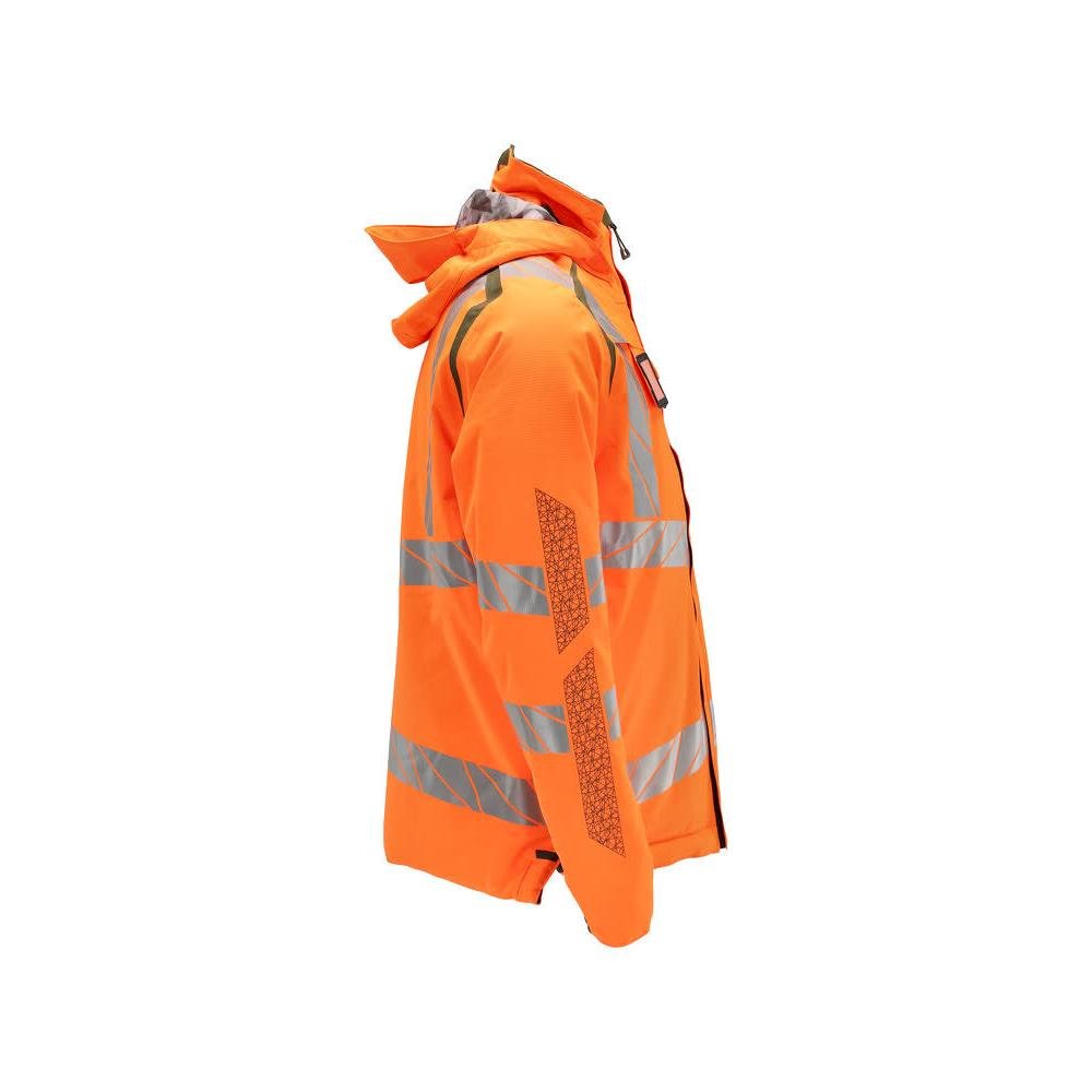 Vinterjakke CLIMASCOT®, letvægts vinterjakke, hi-vis orange/mosgrøn