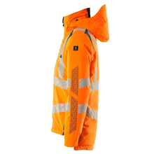 Vinterjakke CLIMASCOT®, letvægts vinterjakke, hi-vis orange/mørk petroleum