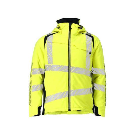 Vinterjakke CLIMASCOT®, letvægts vinterjakke, hi-vis gul/sort-blå