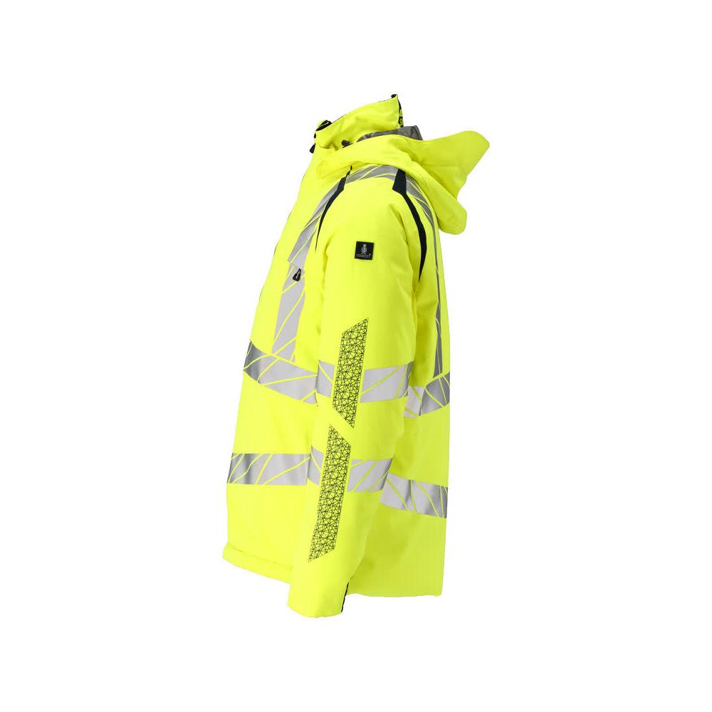 Vinterjakke CLIMASCOT®, letvægts vinterjakke, hi-vis gul/sort-blå