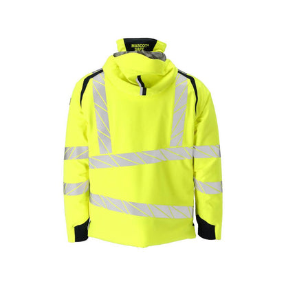 Vinterjakke CLIMASCOT®, letvægts vinterjakke, hi-vis gul/sort-blå