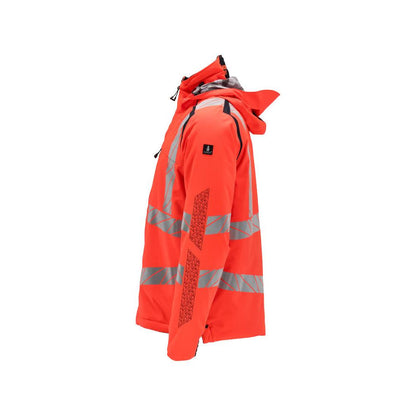 Vinterjakke CLIMASCOT®, letvægts vinterjakke, Hi-vis rød/sort-blå