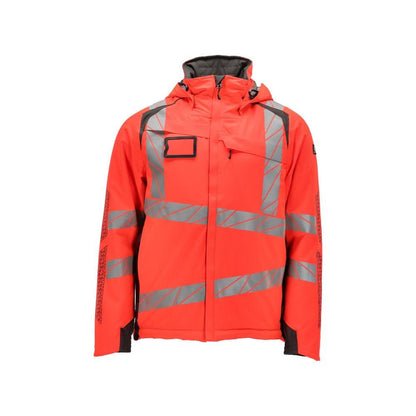 Vinterjakke CLIMASCOT®, letvægts vinterjakke, hi-vis rød/mørk antracit