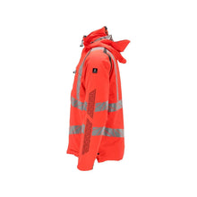Vinterjakke CLIMASCOT®, letvægts vinterjakke, hi-vis rød/mørk antracit