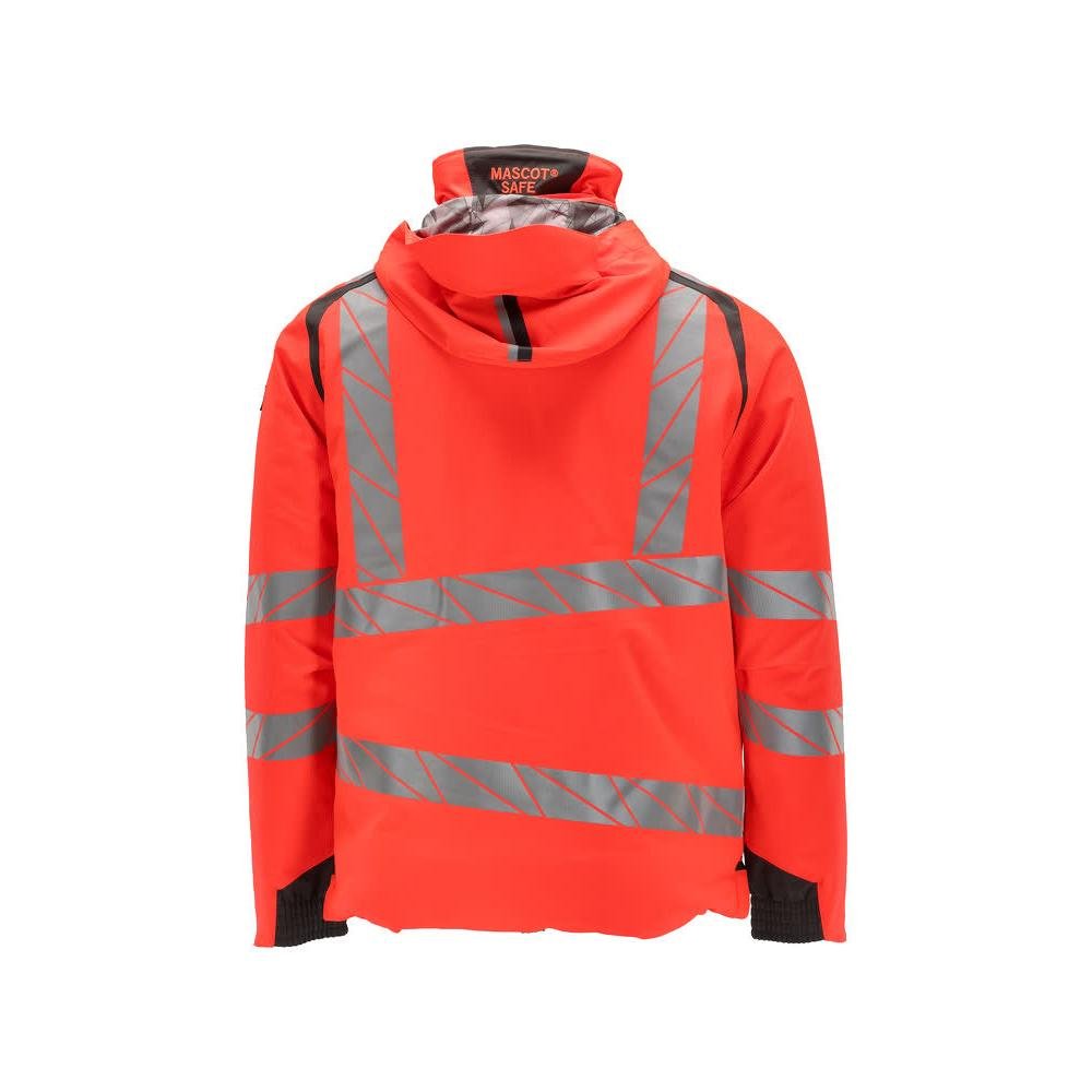 Vinterjakke CLIMASCOT®, letvægts vinterjakke, hi-vis rød/mørk antracit