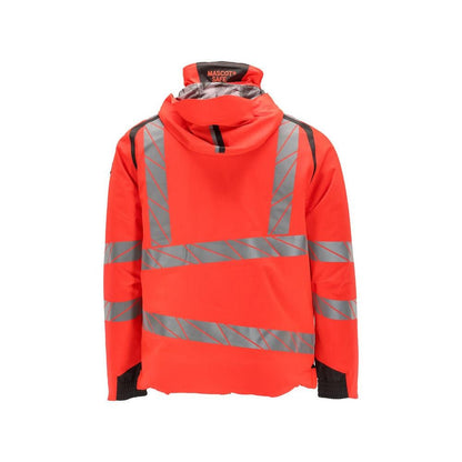 Vinterjakke CLIMASCOT®, letvægts vinterjakke, hi-vis rød/mørk antracit