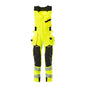 Kombinationsbukser, hængelommer, ULTIMATE STRETCH kombinationsbukser, hi-vis gul/sort