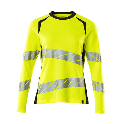T-shirt, langærmet, t-shirt med pasform til kvinder
