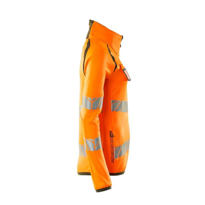 Fleecetrøje med lynlås, mikrofleecejakke til kvinder Multisafe