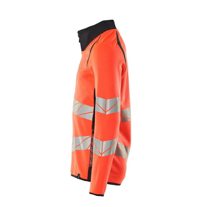 Sweatshirt med lynlås, sweatshirt med moderne pasform med lynlås