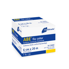 ABE® fix color højelastisk fikseringsbandage, 6 cm x 20 m