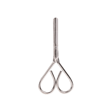 Nikkelbelagt saks, 10 cm, lige, st-st
