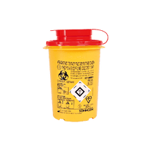 PSB-beholder til bortskaffelse af kanyler, rund, 0,6 liter
