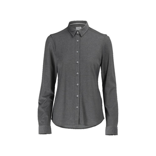 Skjorte, klassisk damepasform, stretch damebluse