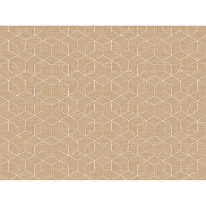 Die Bio-Dunicel-Tischsets 30 x 40 cm der Duni GmbH haben einen hellbraunen Hintergrund mit weißen, geometrischen Würfelmustern. So entsteht ein gewebter Look, der zu umweltfreundlichen Tischen oder nachhaltigem Dekor passt.