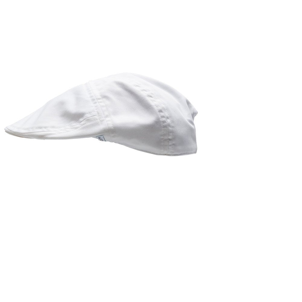 Flad hætte flade hætter, hvid