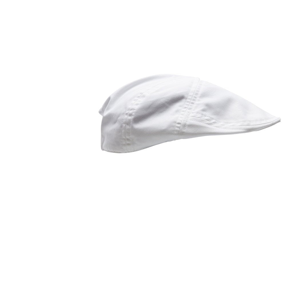 Flad hætte flade hætter, hvid