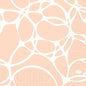 Moderne abstrakt fersken-hvidt mønster med prikkede og stiplede accenter skaber et stilfuldt look - ideelt til servietter af høj kvalitet, såsom Duni GmbH Servietter 33 cm 3-lags 1/4-fold Ocean Pink papirservietter (pakke, 50 stykker).