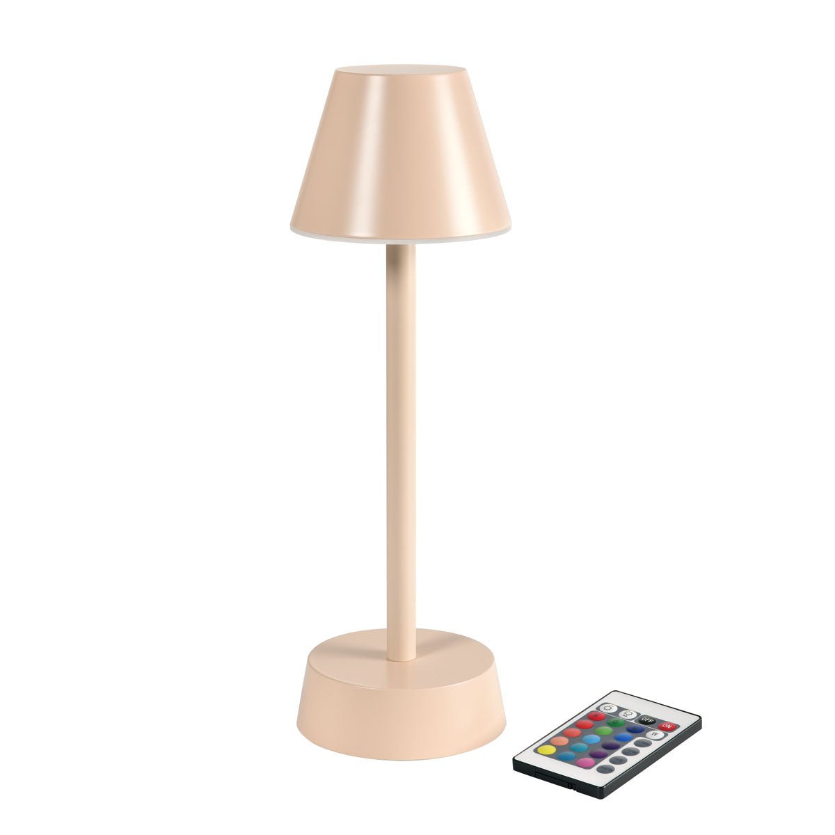 Den trådløse LED-lampe ZELDA fra Duni GmbH i blid pink giver stilfuld belysning og supplerer enhver boligindretning - perfekt alene eller sammen med en Zelda-vase.