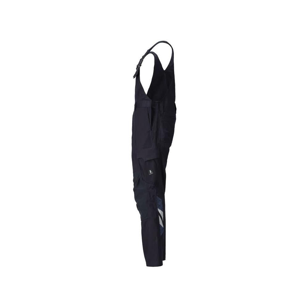 Dungaree, knælommer, stretch, bomuldsbukser