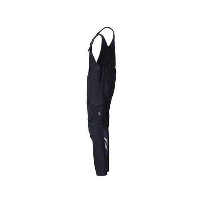 Dungaree, knælommer, stretch, bomuldsbukser
