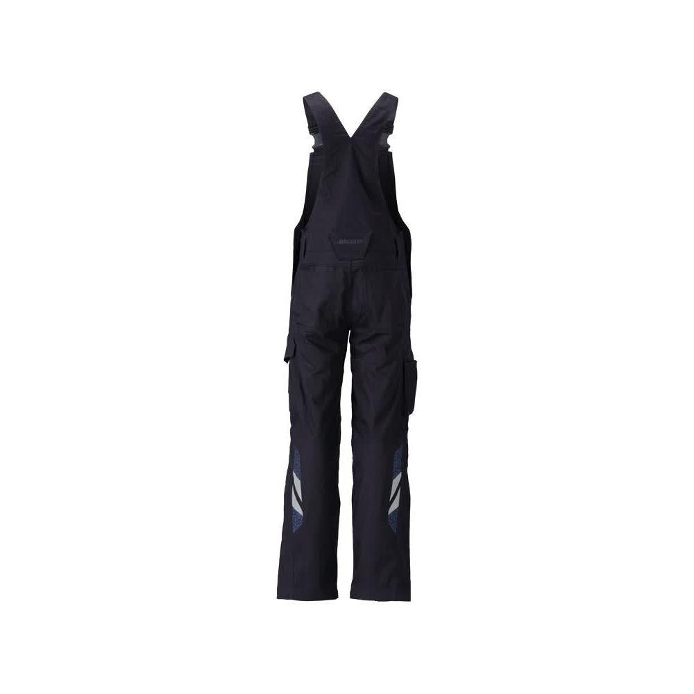 Dungaree, knælommer, stretch, bomuldsbukser